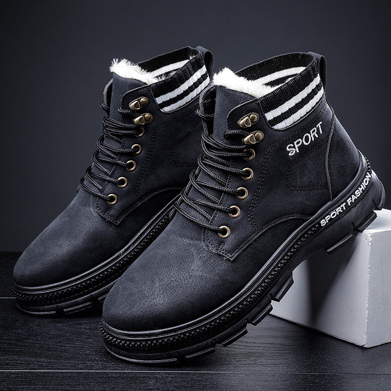 Plush Martin boots