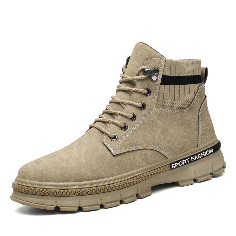 Men's Autumn Retro Casual High-Top Boots