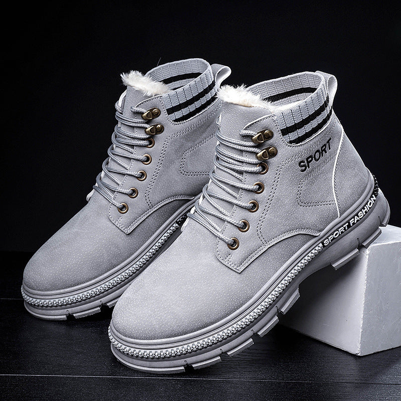 Plush Martin boots
