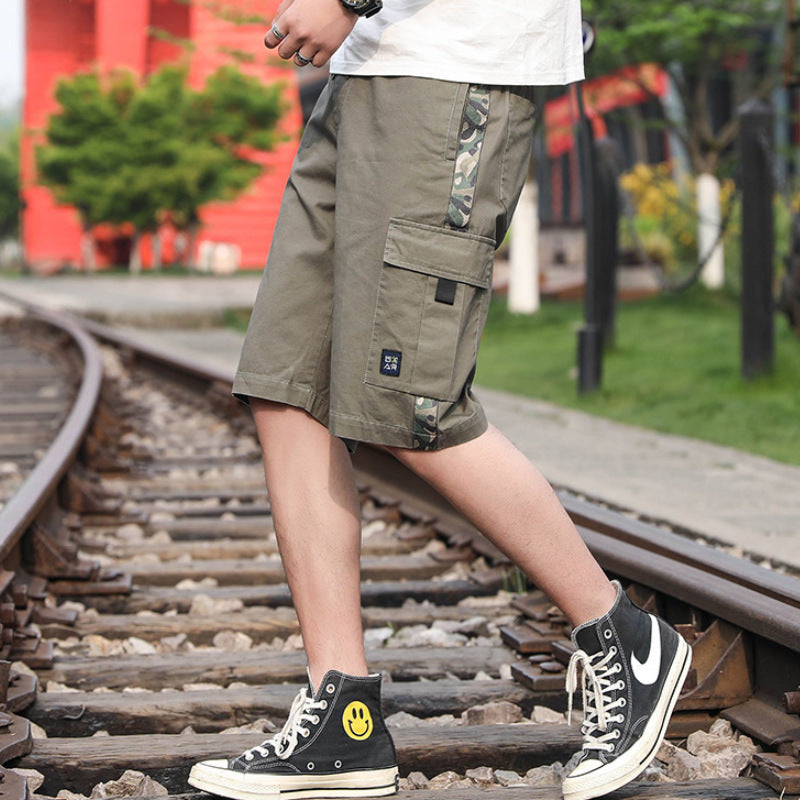 Casual Shorts Men's Cotton Five Points