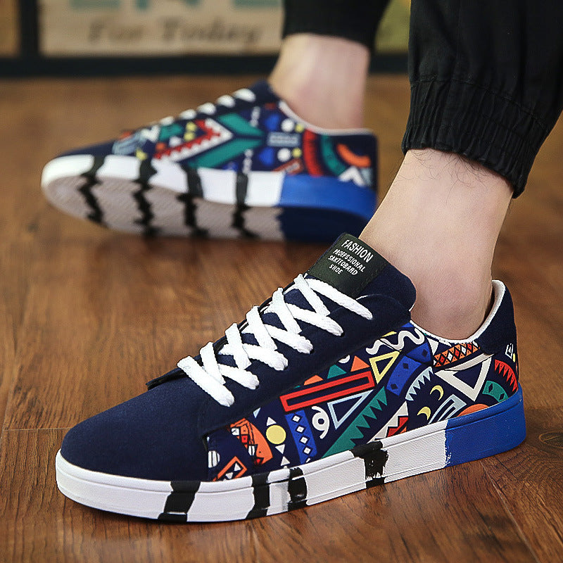 In the spring of new men's casual shoes shoes canvas shoes sport Metrosexual shoes 7631 Korean Students