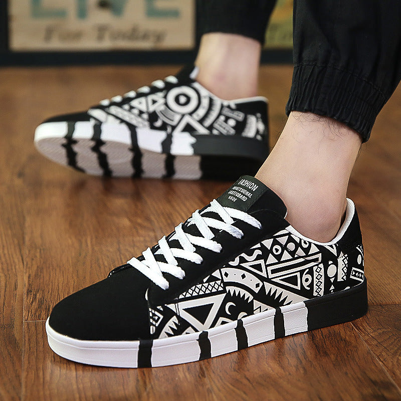 In the spring of new men's casual shoes shoes canvas shoes sport Metrosexual shoes 7631 Korean Students