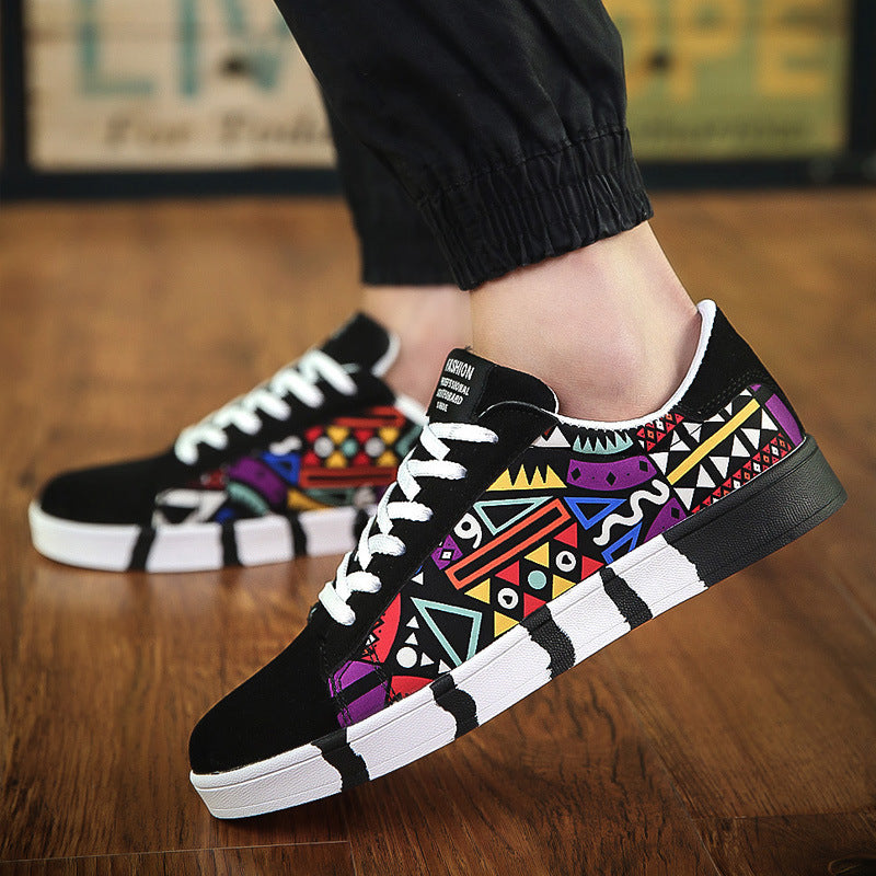 In the spring of new men's casual shoes shoes canvas shoes sport Metrosexual shoes 7631 Korean Students
