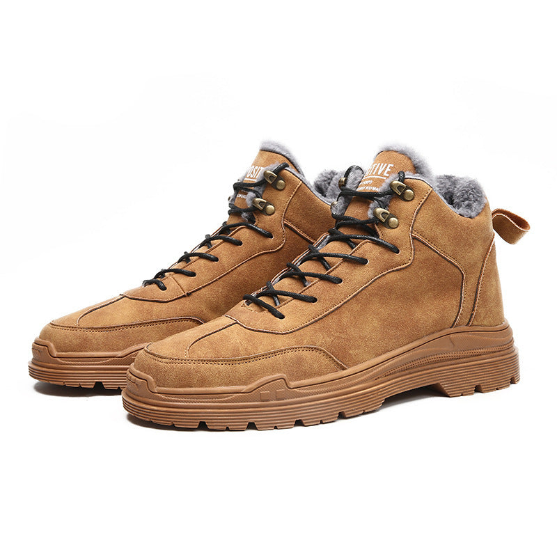 Winter Fleece Warm Outdoor Martin Boots