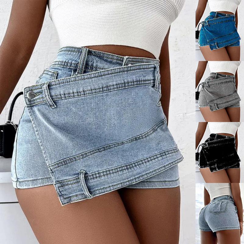 Y2K Minifalda Shorts de Jean