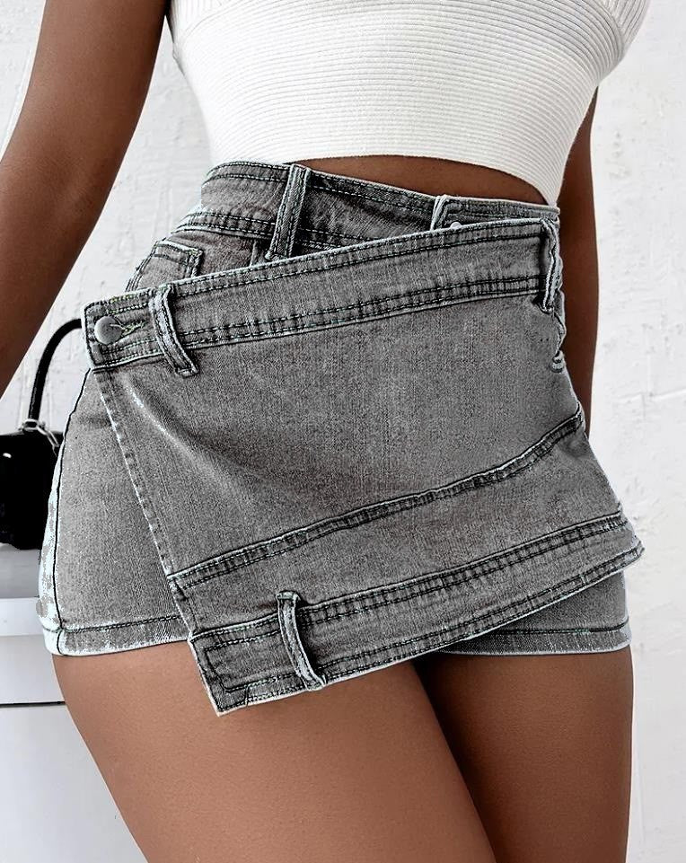 Y2K Minifalda Shorts de Jean