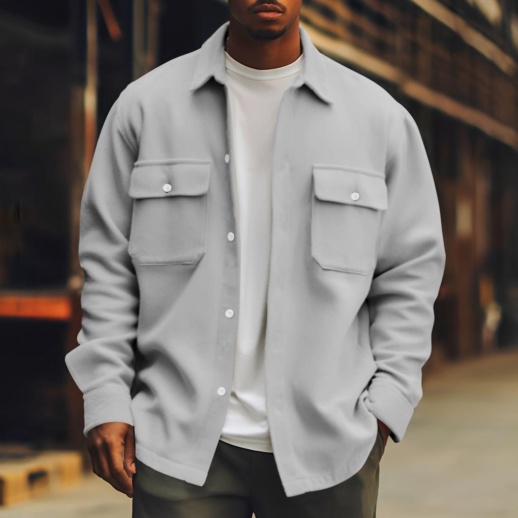 Chaqueta de hombre unicolor
