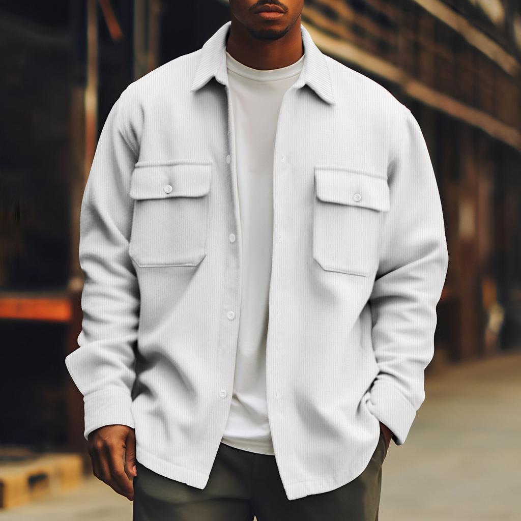 Chaqueta de hombre unicolor