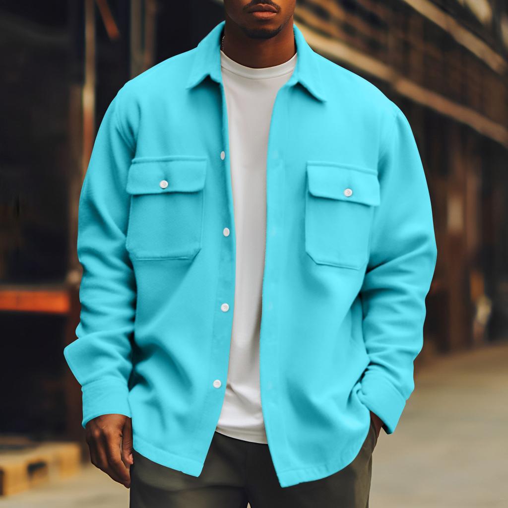 Chaqueta de hombre unicolor