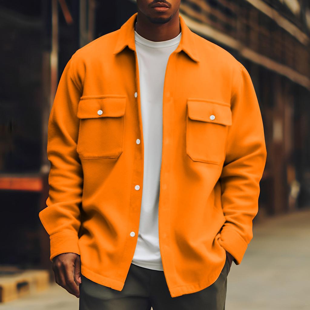Chaqueta de hombre unicolor