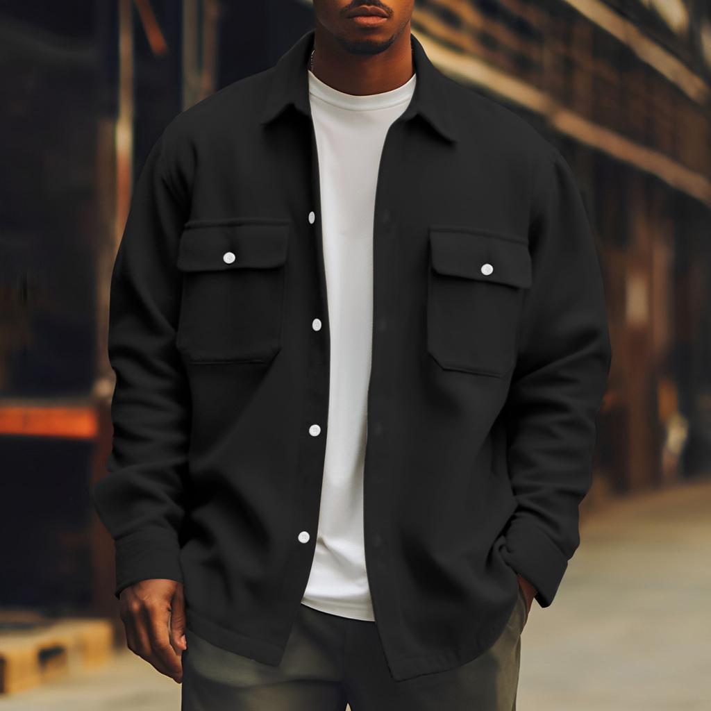 Chaqueta de hombre unicolor