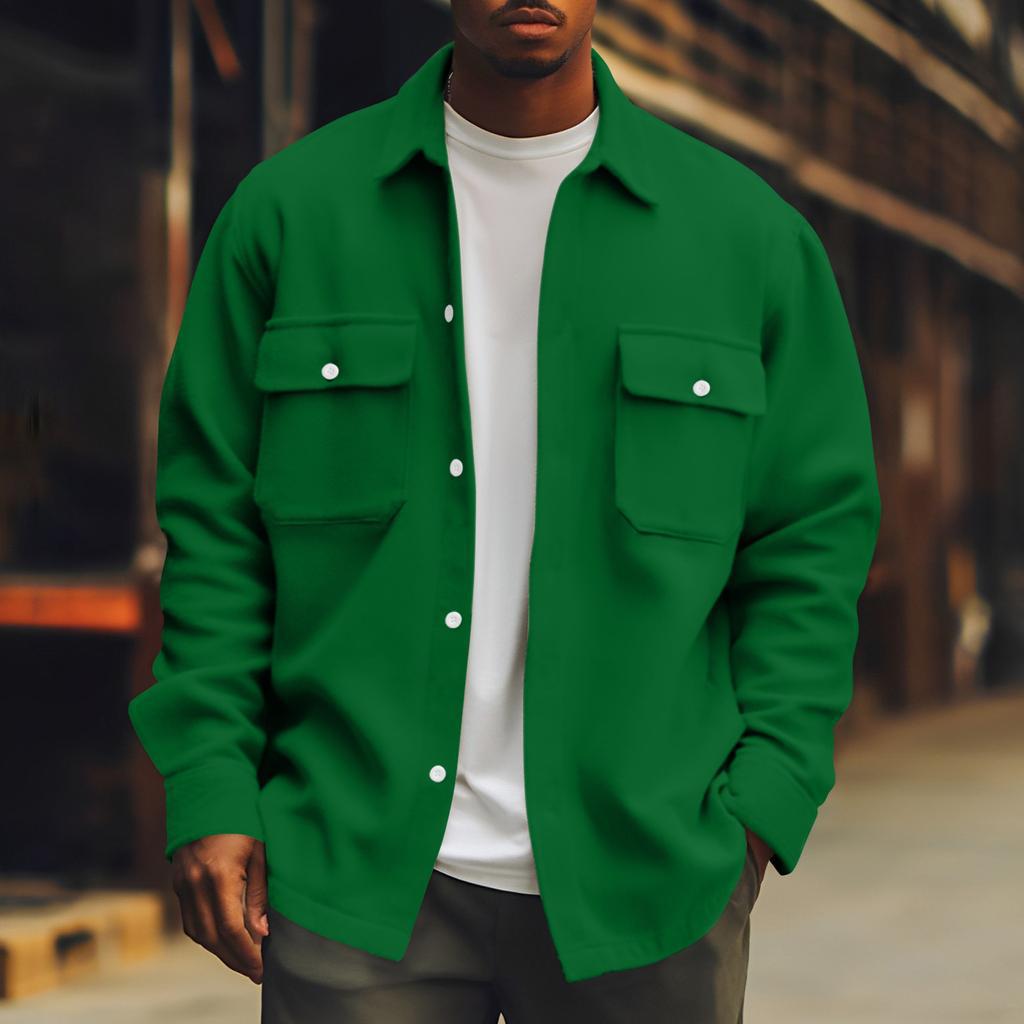 Chaqueta de hombre unicolor