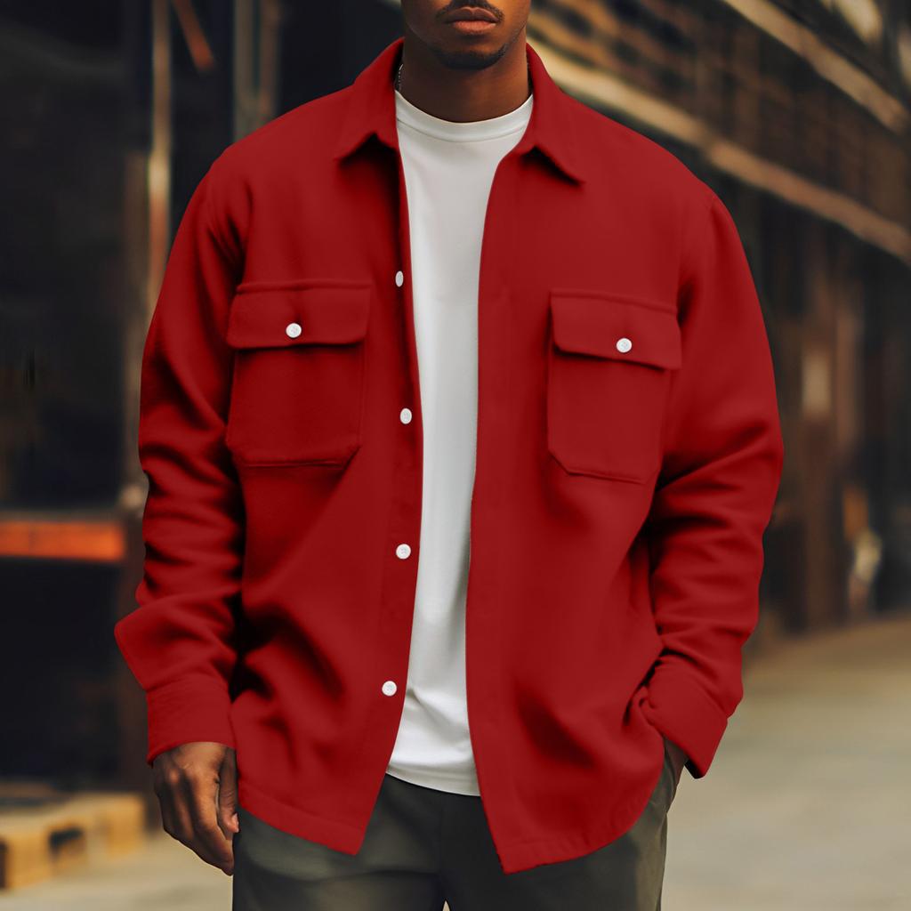 Chaqueta de hombre unicolor