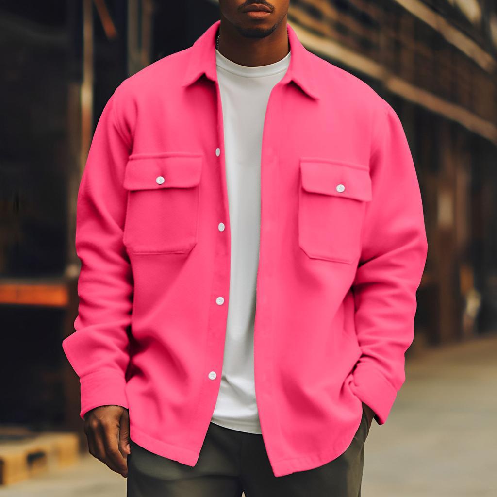 Chaqueta de hombre unicolor