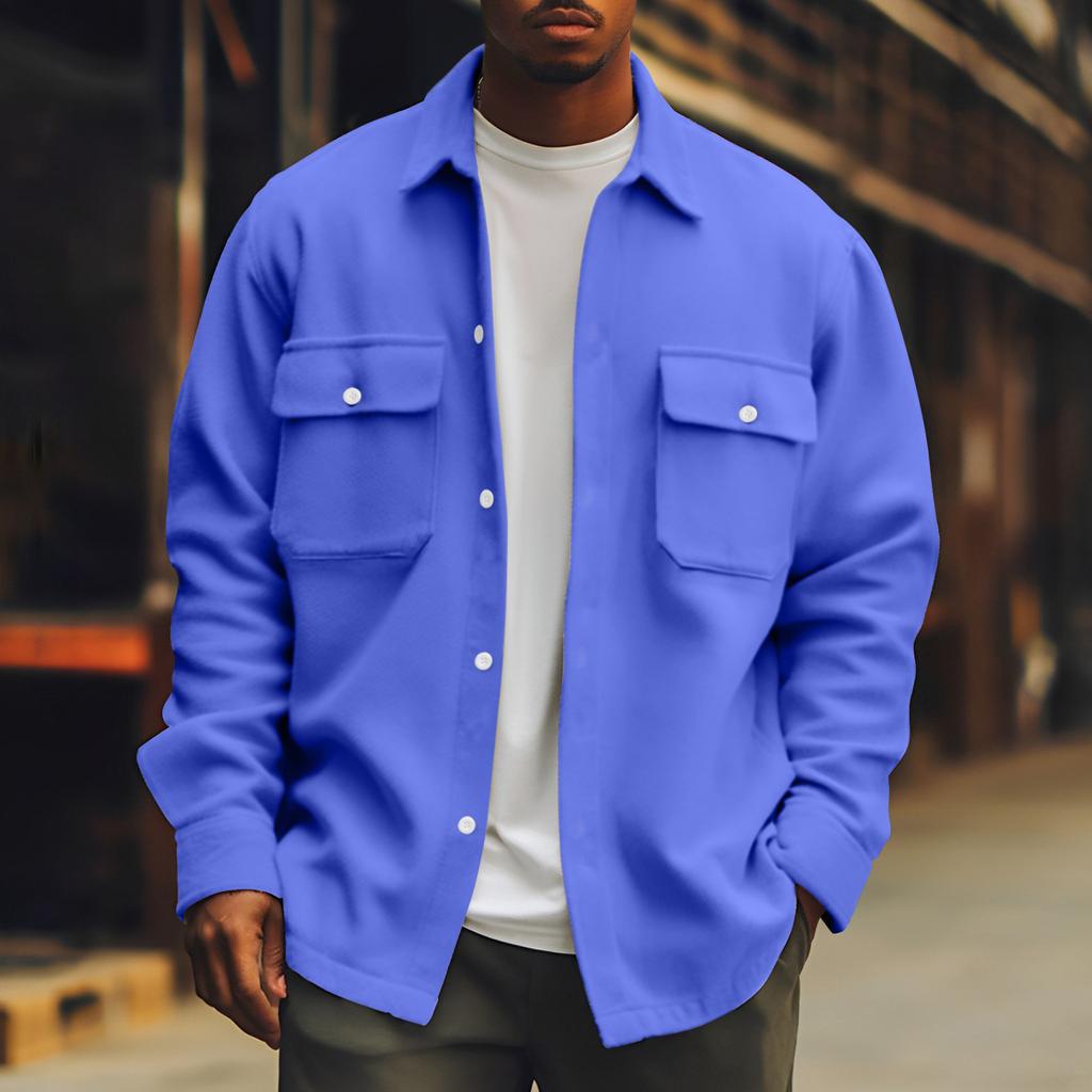 Chaqueta de hombre unicolor