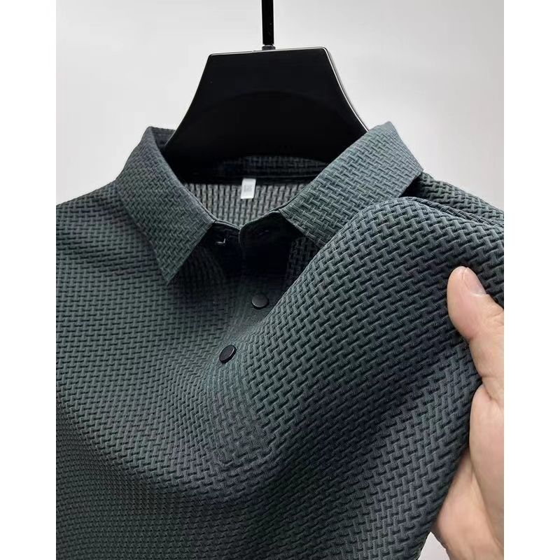 Mesh Ice Silk Short Sleeve Shirt