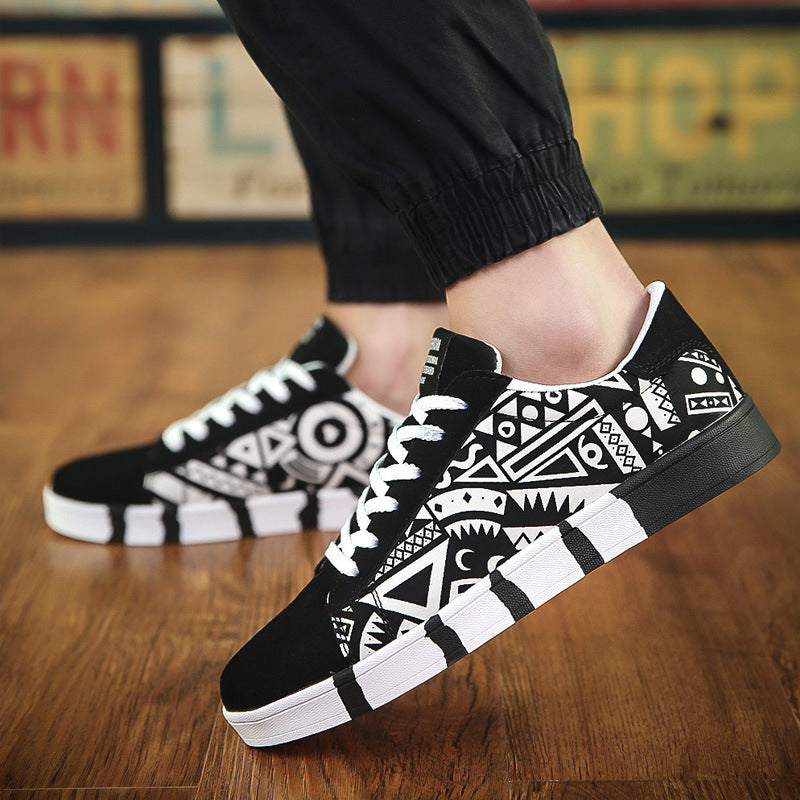 In the spring of new men's casual shoes shoes canvas shoes sport Metrosexual shoes 7631 Korean Students