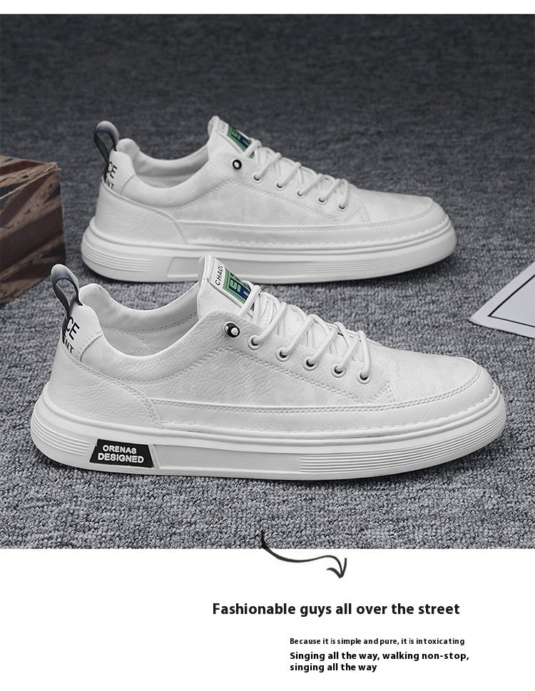 Summer Men's Casual Soft-soled Leather Shoes